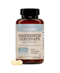 NatureWise Magnesium Glycinate 550mg + HighDose 10000 IU Vitamin D3 K2 100 mcg D3 K2 Magnesium Supplement Chelated for High Absorption Bone Support NonGMO USA Manufactured [30Day Supply]