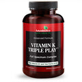 Futurebiotics Vitamin K Triple Play, 60 Vegetarian Capsules