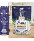 Fermentaholics Organic Indigo Daydream Brew Blends: Secondary Fermentation Flavoring For Kombucha Water Kefir And Other Fermented Drinks