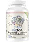 Magnesium L Threonate (Original Magtein Formula) - 2000 Mg 100 Vegan Capsules Non-Gmo Highly Absorptive Pure Supplement A Vitamin