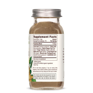 Banyan Botanicals Hingvastak Powder Organic Hingvastak With Gluten Free Asafoetida & Herbs For Digestion Supports A Healthy Digestive Tract* Spice Jar Non-Gmo, Sustainably Sourced, Gluten Free 80G