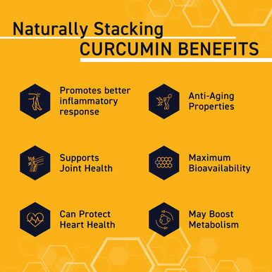 NATURAL STACKS Turmeric Curcumin 60 ct. - 185x More Bioavailable Liquid Soft Gel - Supports Healthy Joints, Brain Function and Inflammation Response - 100mg Organic Coconut Oil for Rapid Absorption