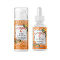 LilyAna Naturals C Plus Vitamin C Eye Cream 1 Oz and Vitamin C Serum 1 Oz Bundle AntiAging Cream for your Eyes and Face Serum with Hyaluronic Acid and Vitamin E Reduces Age Spots and Sun Damage