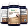 NusaPure Shiitake Mushroom Extract 9000mg 200 Veggie Capsules (Non-GMO & Gluten-Free)