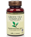Gnc Herbal Plus Green Tea Complex 500Mg, 100 Capsules, Metabolism Support