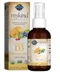 Garden of Life D3 Vitamin - mykind Organic Whole Food Vitamin D Supplement with Plant Omegas, Vegan, Vanilla, 2oz Liquid - Packaging May Vary