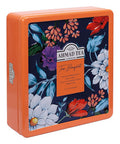 Ahmad Tea Floral Tea Tin Orange Caddy 32 Tea Bags Our Most Popular Teas Black and Green Tea Assortment