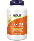 NOW Foods Flax Oil 1000 mg 120 Softgels
