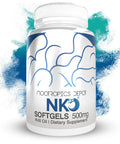 NKO Krill Oil Softgels | 500mg | 180 Count | Contains + EPA and Astaxanthin | Omega 3 Supplement | Nootropic | Supports Cardiovascular + Joint Health