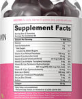 Carlyle Multivitamin For Women | 180 Gummies | Mixed Berry Flavor | With Collagen | Non-Gmo, Gluten Free Supplement