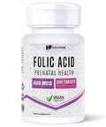 Healthfare Folic Acid 400Mcg | 300 Tablets | Folate Vitamin B9 Water-Soluble | Non-Gmo | Vegeterian | Made In The Usa