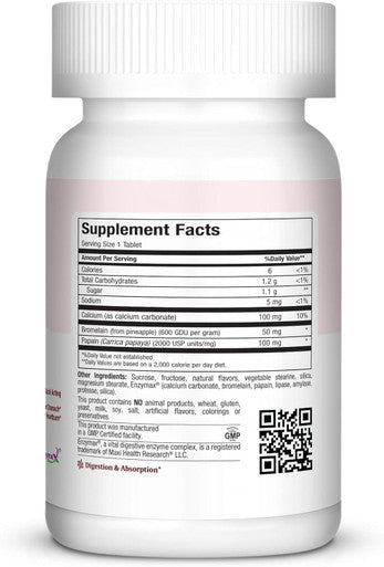 Maxi Health Chewable Digest - Natural Digestive Enzymes - Quick Acting - 90 Chewies - Kosher (MD)