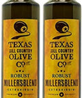 Texas Hill Country Olive Co Miller's Blend Extra Virgin Olive Oil - Cold Pressed EVOO Gourmet Olive Oil - Rich & Robust - Perfect for Dressing & Dipping - Award Winning & Made in Texas (16.9 oz)