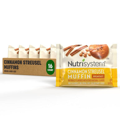 Nutrisystem Cinnamon Streusel Breakfast Muffins - 16ct