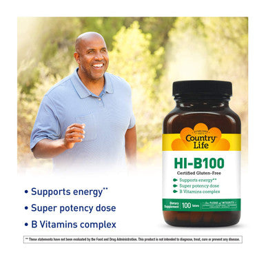 Country Life - Hi B100 100 Tablets 58026