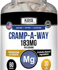 Kaya Naturals Cramp A Way Magnesium Glycinate Daily Supplement Formula