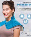 Heating Pad For Neck And Shoulders, Gifts For Women, Men, Mom, Dad, Christmas, Birthday, Mothers Day, Fathers Day - Weighted Neck Heating Pad For Pain Relief, 6 Heat Setting 2H Auto-Off Home Office