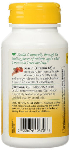 Nature's Way Niacin 100Mg 100 Caps