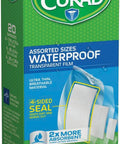 Curad Clear Waterproof Adhesive Strips - 20/Box - Transparent - Polyurethane MIICUR5108