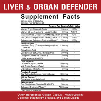 5% Nutrition 2-Stack | Liver & Organ Defender + FasF | Liver, Kidney, & Heart Support + Non-Stim Nitric Oxide Booster Pump Pre-Workout (Southern Sweet Tea}