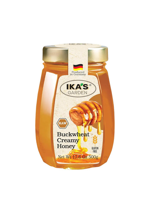 Ika's Garden Raw Manuka Honey with Blossom Honey - 100% Pure, Unfiltered, Gluten-Free Ã¢â‚¬â€œ Product of Germany, 17.6 oz (500g) Jar