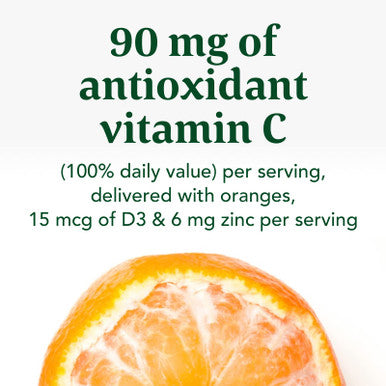 MegaFood Daily Immune Support - Immune Support Supplement With Vitamin C Vitamin D Zinc Astragalus Root And More - Vitamins For Women & Men - Non-Gmo - Made Without 9 Food Allergens - 60 Tabs