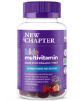 New Chapter Kids Multivitamin Gummies - 50% Less Sugar, Kids Gummy Vitamins with Vitamins C, D3 & Zinc, Non-GMO, Gluten Free, Berry-Citrus, 60ct