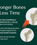 AlgaeCal - Strontium Boost Natural Calcium Supplement for Bone Density Increase Strontium Citrate 680 mg Easy to Swallow for Bone Health & Bone Strength Gluten-Free - 60 Veggie Caps- Made in USA