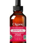 Cliganic USDA Organic Rosehip Seed Oil for Face, 100% Pure | Natural Cold Pressed Unrefined Non-GMO | Carrier Oil for Skin, Hair & Nails