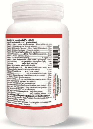 Premium Daily Multivitamin Supplement for Immune Health 120 Tablets