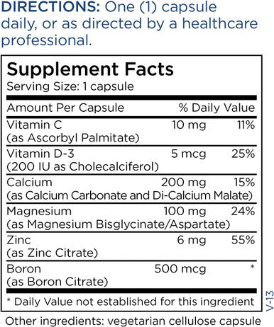 Metabolic Maintenance Cal Mag Zinc Complex With Vitamin D-3 - Higher Absorption For Bone + Heart Support (240 Capsules)