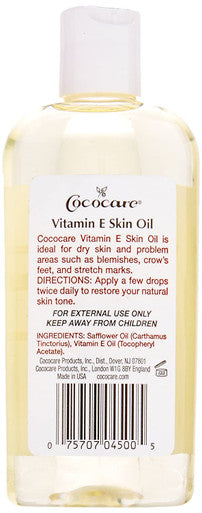 Cococare Vitamin E Skin Oil, 4 Oz