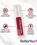 BetterYou Oral Spray Iron Supplement, 1.25mg Strength per Single Spray, 0.85 Fl Ounce (192 sprays), Baked Apple