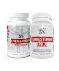 5% Nutrition 2-Stack | Liver & Organ Defender + Turkesterone 1200 | Liver, Kidney, & Heart Support + Ajuga Turkestanica, Ecdysterone, Cyclodextrin, Astragin & Naringin
