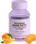 Lemme Immunity Postbiotic Gummies With Vitamin C Vitamin D (2000 Iu) Zinc 10 Billion Postbiotic Cells Astragalus For Immune Support Vegetarian Gluten Sweet Orange (60 Count)