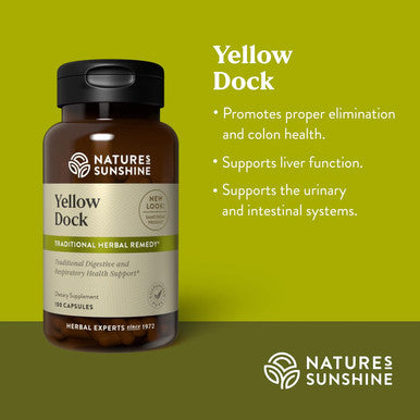 Nature'S Sunshine Yellow Dock 100 Capsules