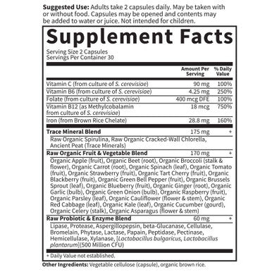Garden of Life Vitamin Code Healthy Blood 60Ct Capsules
