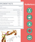 KoNefancy Tudca Liver Supplements 1000 Mg-Bile Salts For Liver Cleanse Detox-Milk Thistle Herbal Blend With Fulvic And Humic Acid For Liver,Digestive Health,60 Vegan Capsules