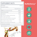 KoNefancy Tudca Liver Supplements 1000 Mg-Bile Salts For Liver Cleanse Detox-Milk Thistle Herbal Blend With Fulvic And Humic Acid For Liver,Digestive Health,60 Vegan Capsules
