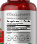 Horbaach Apple Cider Vinegar Capsules 1800Mg