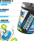 BPI Sports Clinical Essential Aminos Keto Friendly Essential Amino Acids (EAAs) Recovery, Muscle Growth, Hydration Sour Candy 30 Servings 11.11 oz