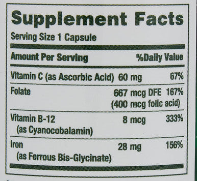 Nature's Bounty Haemo - Fer 28 Mg