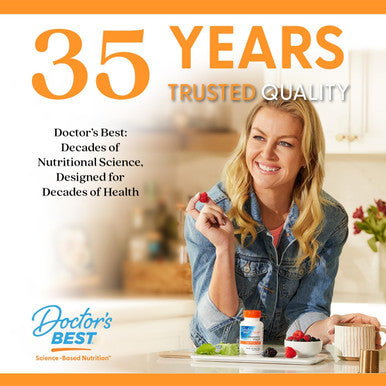 Doctor's Best Natural Vitamin K2 Mk-7 Capsule Supports Bone Health & Soft Tissue Elasticity 180 Ct