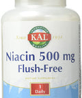 KAL Niacin Flush- Capsules 500 Mg, 120 Count