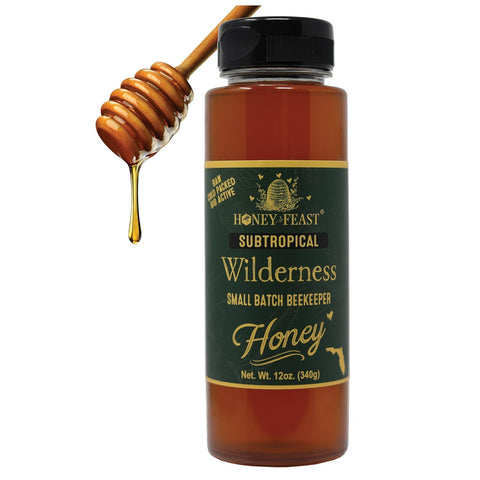 HONEY FEAST New Zealand Manuka Infused Honey with Propolis 12oz - Raw Manuka Honey, Patent Pending Formula, MGO182 Rating, Manuka Honey New Zealand