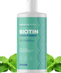 Biotin Shampoo And Conditioner Set - Sulfate & Paraben Shampoo And Conditioner With Biotin And Peppermint For All Hair Types - Volumizing Hair Care Set