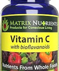 Vitamin C Premium Quality with BIOFLAVANOIDS Highest Absorption Rate 100% Organic Natural Ingredients Immune Boosting Energy Lifting Vegan Tablets (60ct)