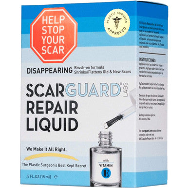 Scarguard Scar Treatment - Use For New & Old Scars - With Silicone & Vitamin E - 0.5 oz