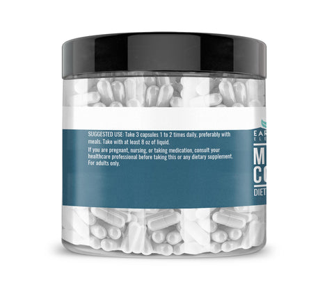 Earthborn Elements Collagen Peptides (200 Capsules) Hydrolyzed Fish Collagen Non-Gmo Scent-Free Bioavailable (960 Mg Serving)