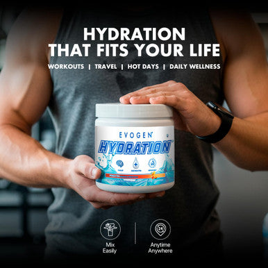 Evogen Hydration - Electrolytes Powder | Sugar-Free Electrolyte Powder Supplement for Hydration Energy and Recovery | Coconut Water B Vitamins Potassium | Peach Tea| 30 Servings
